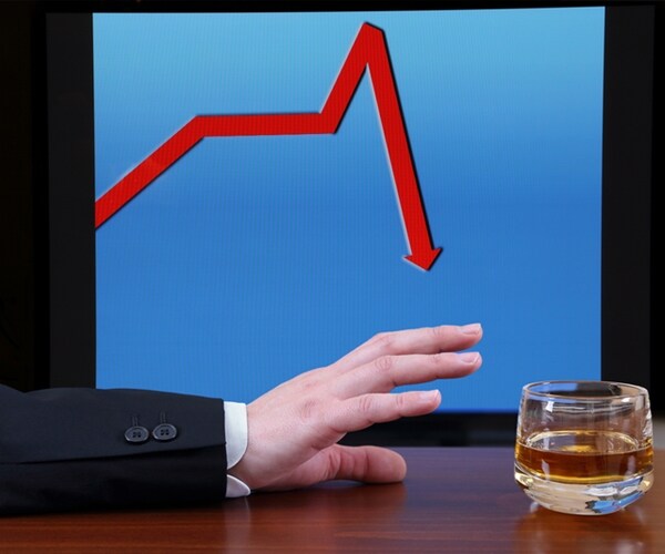 investor needs a drink after the crash 