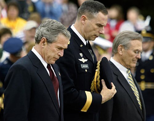 Former President Bush Pays His Respects