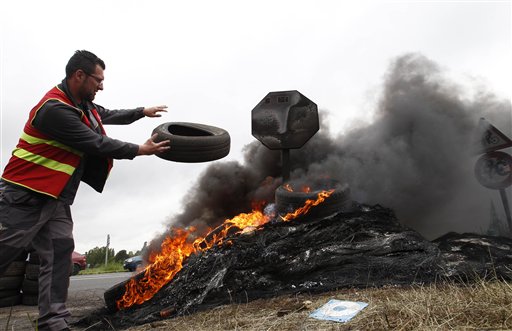 Gas Stations Closed in North-western France amid Strike
