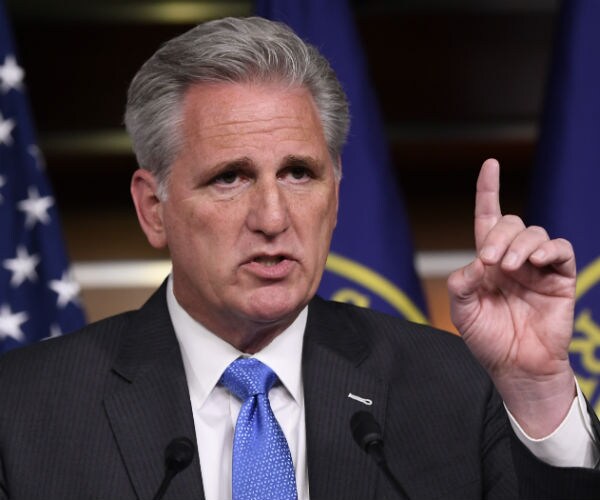 house minority leader kevin mccarthy is shown on capitol hill.