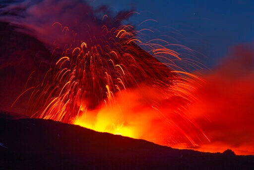 Italy's Mount Etna Volcano Spews Lava in New Active Phase