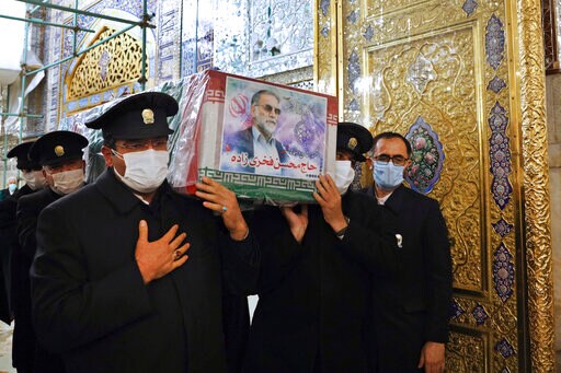 Iran Begins Funeral for Slain Military Nuclear Scientist