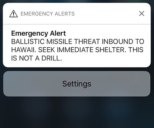 Hawaii's False Alarm — Lessons Learned