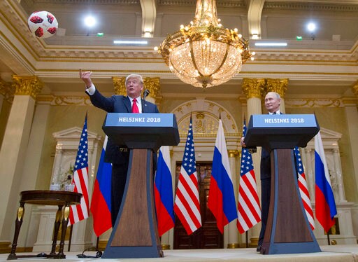 Soccer Diplomacy: World Cup Host Putin Gives Trump a Ball