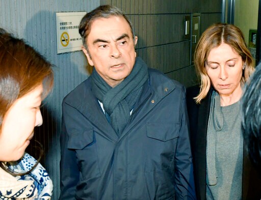 Wife of Ex-Nissan Chair Says She 'felt in Danger' in Japan
