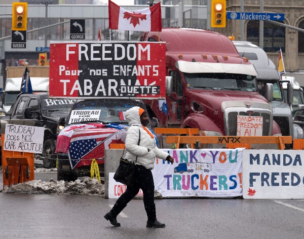 Trudeau Defends COVID Restrictions Amid Truck Blockades