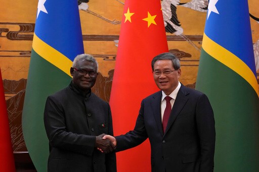 China Signs Pact with Solomon Islands to Boost Cooperation on 'law Enforcement and Security Matters'
