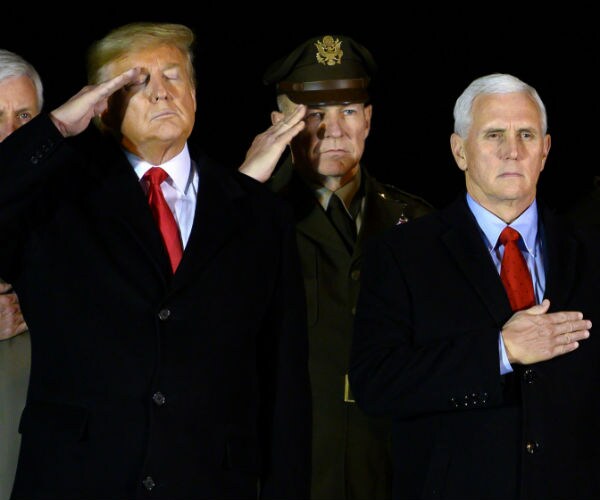 us president trump and us vice president trump las cruces new mexico observe transfer of two us soldiers