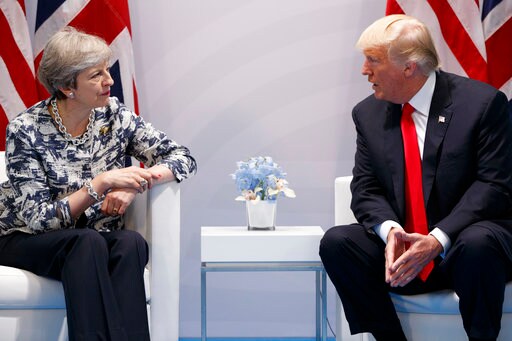 Britain's May Optimistic on Trump Visit, UK-US Trade Deal
