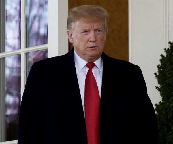 president donald trump at the white house