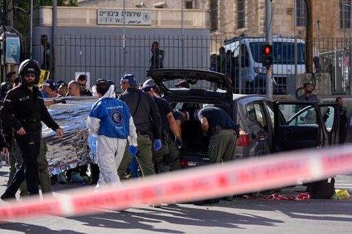 Police Say 5 Wounded in Ramming Attack near Jerusalem Market