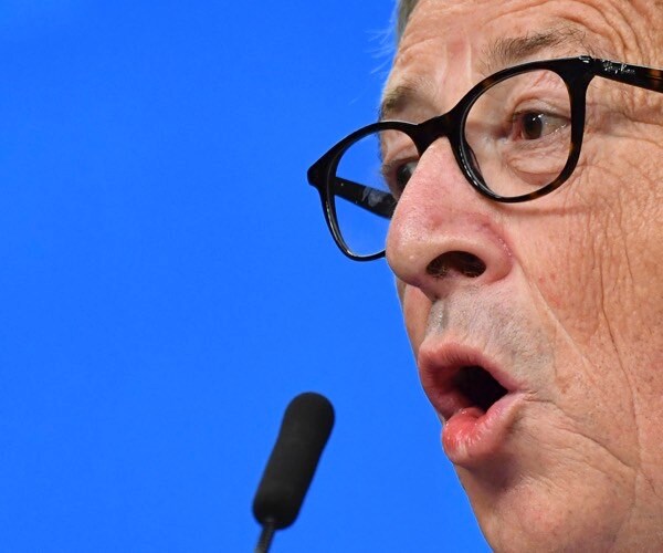 european commission president jean-claude juncker speaks during a media conference at an eu summit in brussels. 