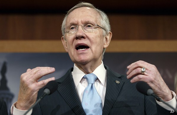 Harry Reid Weighs New Limits on Senate Republicans
