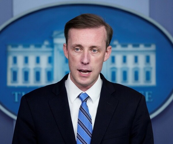 jake sullivan speaks to press