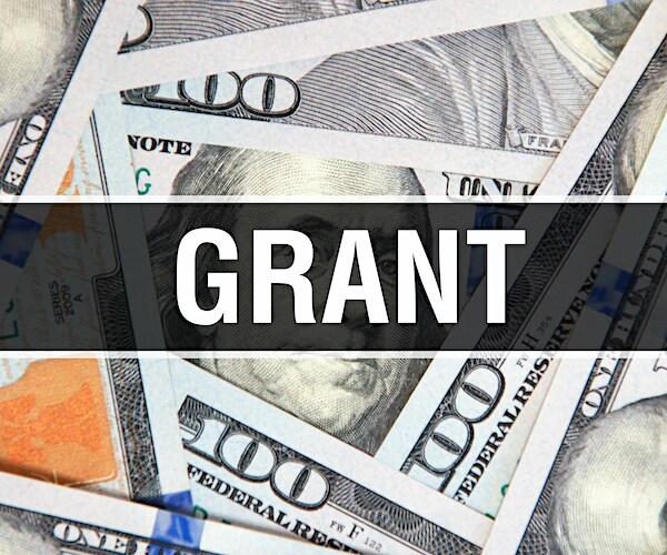 a graphic illustration of cash with grants labeled over it