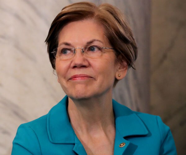 sen. elizabeth warren speaks on capitol hill