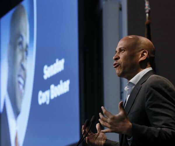 democratic presidential candidate sen. cory booker speaks in altoona, iowa