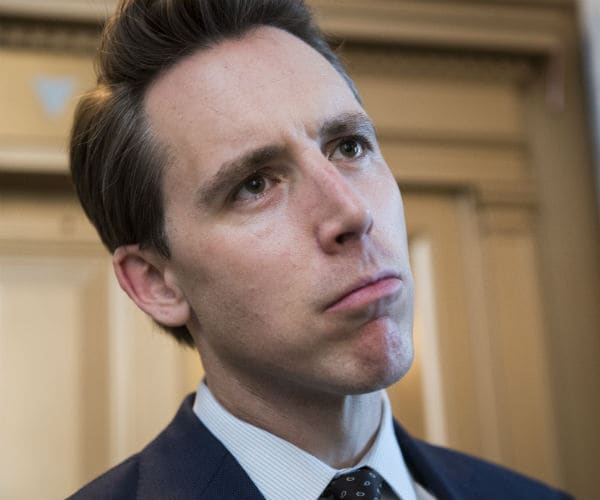 josh hawley is shown