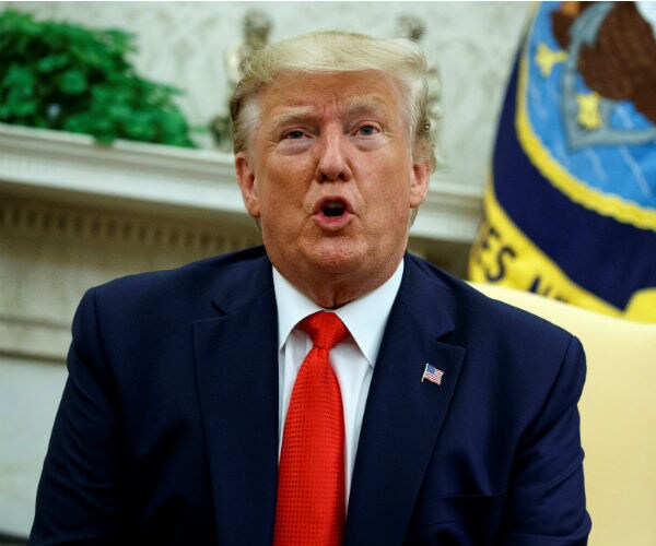 us president donald trump in the oval office of the white house 