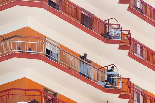 Tensions Rise at Virus Hot Spot Apartments in Southern Italy