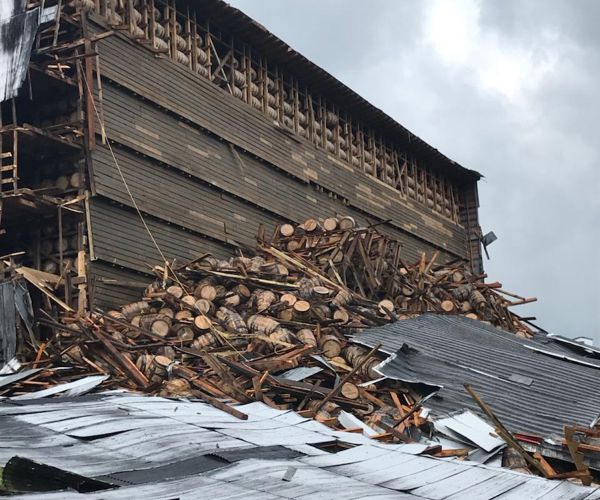 Rest of Whiskey Storage Warehouse Collapses in Kentucky