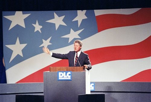 Clinton Addresses the Democratic Leadership Council