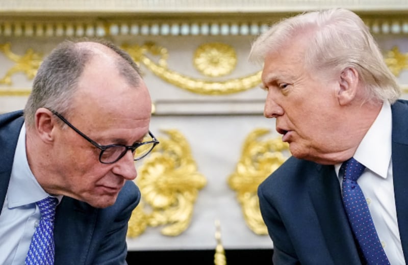 Trump Slams Germany's Merz as NATO Rift Grows Over Iran, Hormuz Blockade