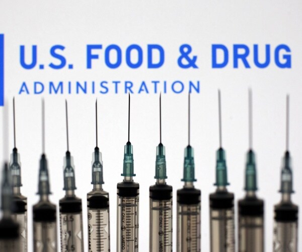 US Food and Drug Administration logo and syringes