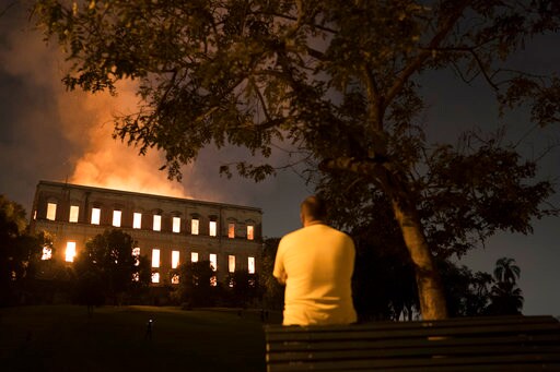 The Latest: Brazilians Mourn Museum Destroyed in Fire