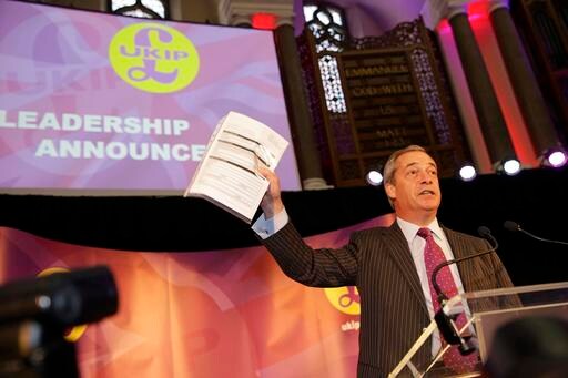 Anti-EU UKIP Picks New Leader to Replace Trump Ally Farage