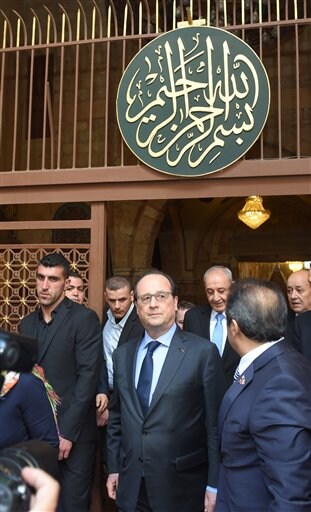 French President Vows Support for Lebanon During Visit