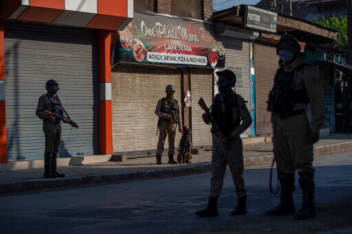 Virus Lockdown Shuts Kashmir Year after Autonomy Is Stripped
