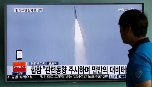 South Korea Says North Korea Missile Launch Likely Failed