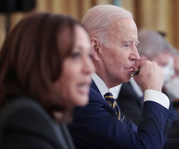 Kamala Harris and Joe Biden