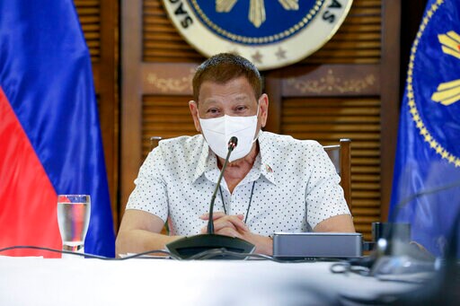 Asia Today: Duterte Extends Virus Calamity Status by a Year