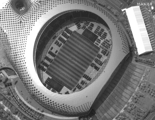 Satellite Photos Appear to Show Chinese APCs near Hong Kong