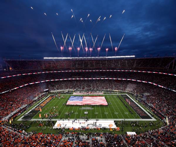 pregame festivities at 2019 college football championship