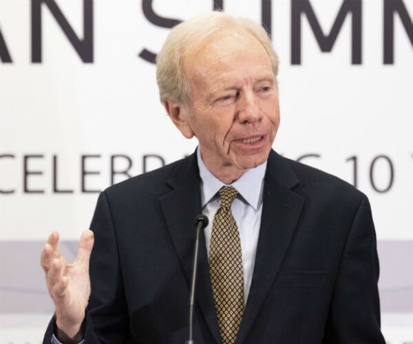 joe lieberman speaking in new york