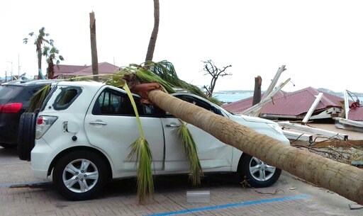 The Latest: French Leader to Go to Hurricane-hit St. Martin