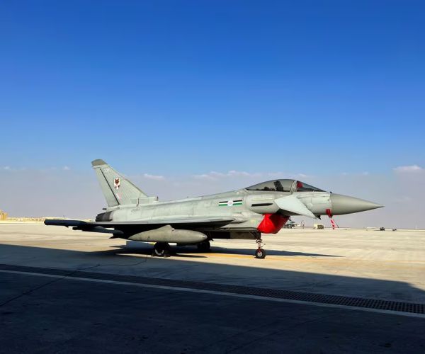 F-16 jet on a runway
