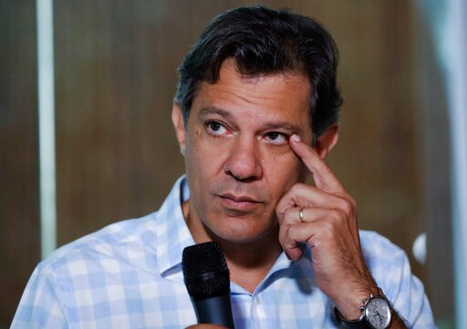 Brazil's Haddad Seeks Lula Da Silva Voters in Final Push