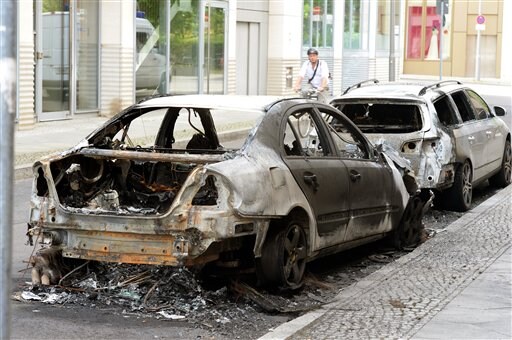 Berlin Condemns Riots That Injured Scores of Officers