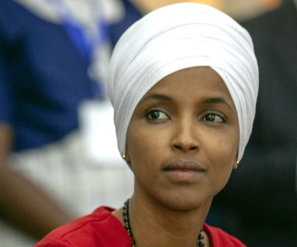 rep. ilhan omar is shown