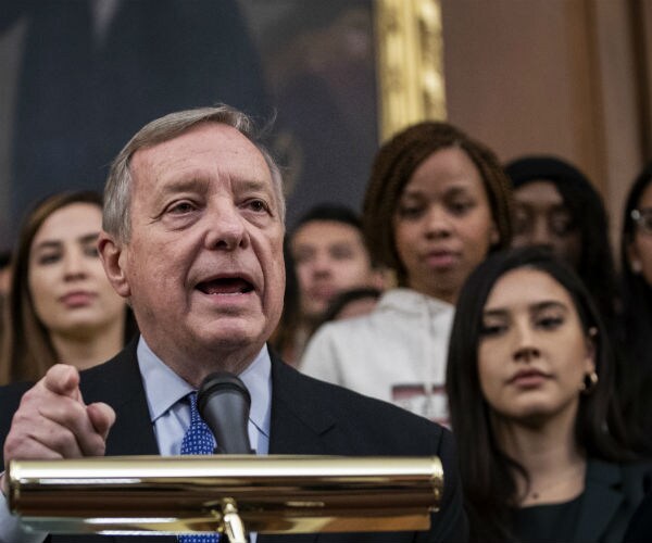 sen dick durbin is shown