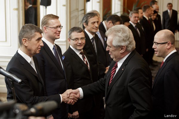 Czech President Taps New Center-Left Government