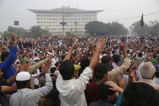 The Latest: Lawyer in Blasphemy Case Flees Pakistan