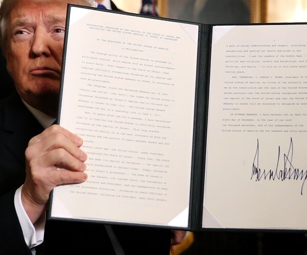 Trump Demonstrates 'Art of the Concession' on Jerusalem
