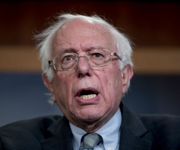 sen. bernie sanders is shown