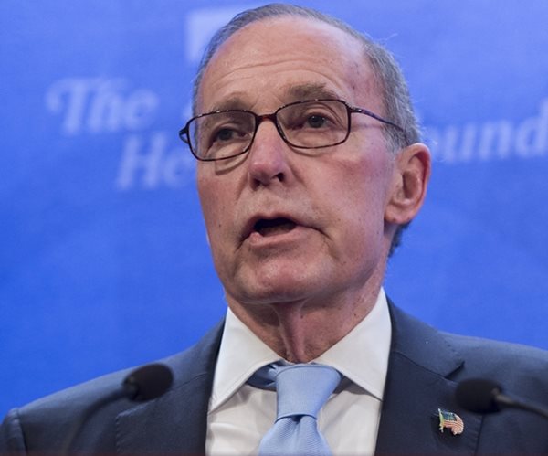 Kudlow Praises Low Inflation as 'Pathway to Higher Growth'
