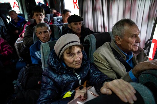 Some Ukrainians Evacuated from Ruins of Mariupol Steel Plant